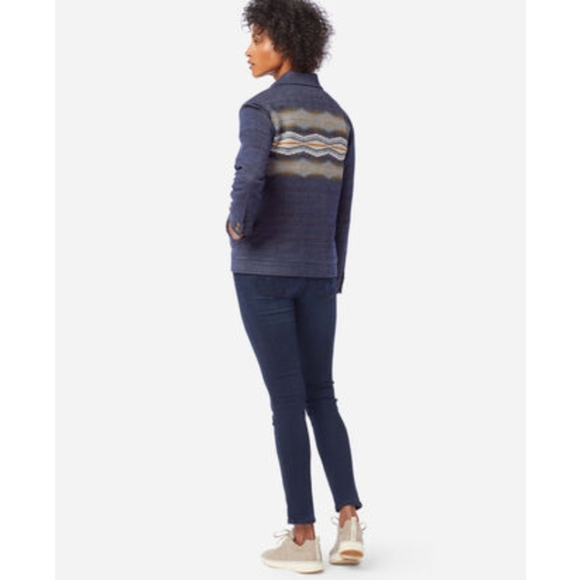 PENDLETON CRESCENT BAY PATTERN WOOL COAT NWT - Picture 4 of 4